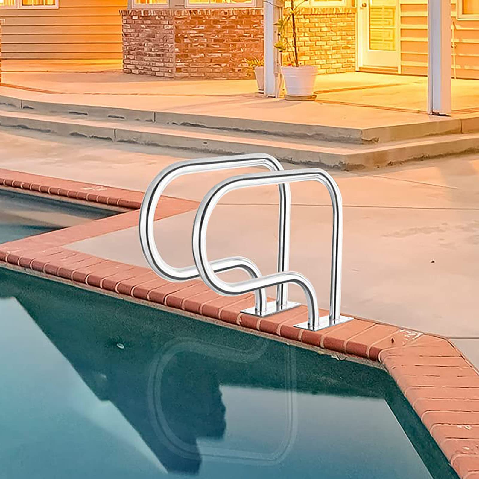 Main courante de piscine 250lbs rail de marche bassin facile à installer