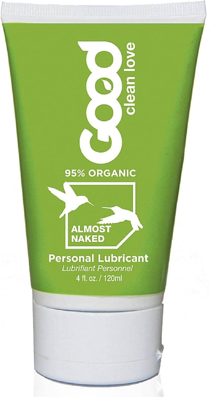 Good Clean Love All Natural Personal Lubricant, Almost Naked 4 oz (Pack of 4)