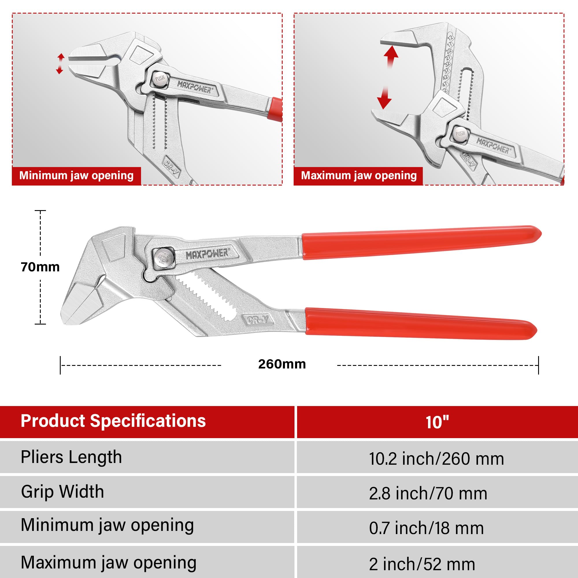 Image secondaire de Clé Multiprise MAXPOWER 10