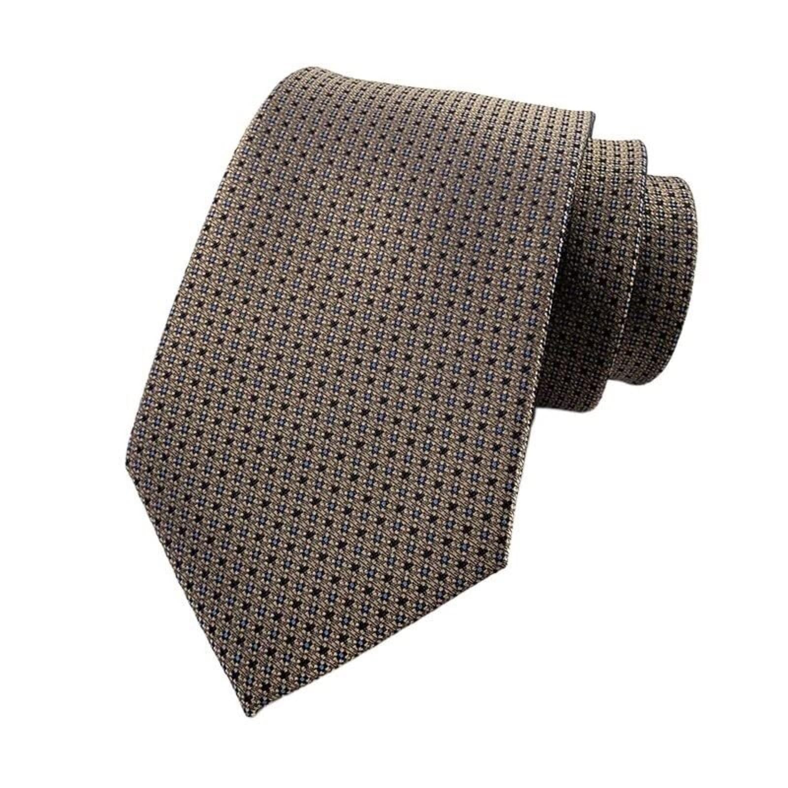 Corbata Negocios Adulto Corbata Clásica De Hombre, Formal Tejida A Cuadros, Pañuelo Para Fiesta Bodas Elegante Fina