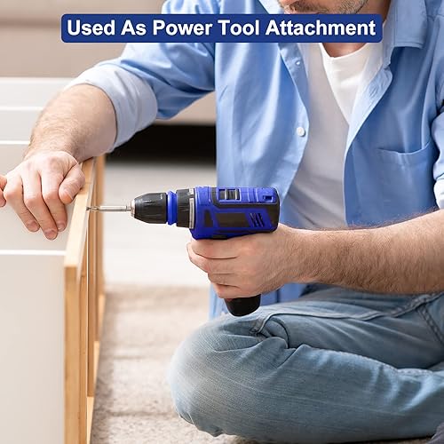 Vista 9 de SHARDEN Destornillador Multibit 13 en 1 - Juego de Destornilladores con Extensión Ajustable, Multiherramienta Todo en Uno con Torx de Seguridad