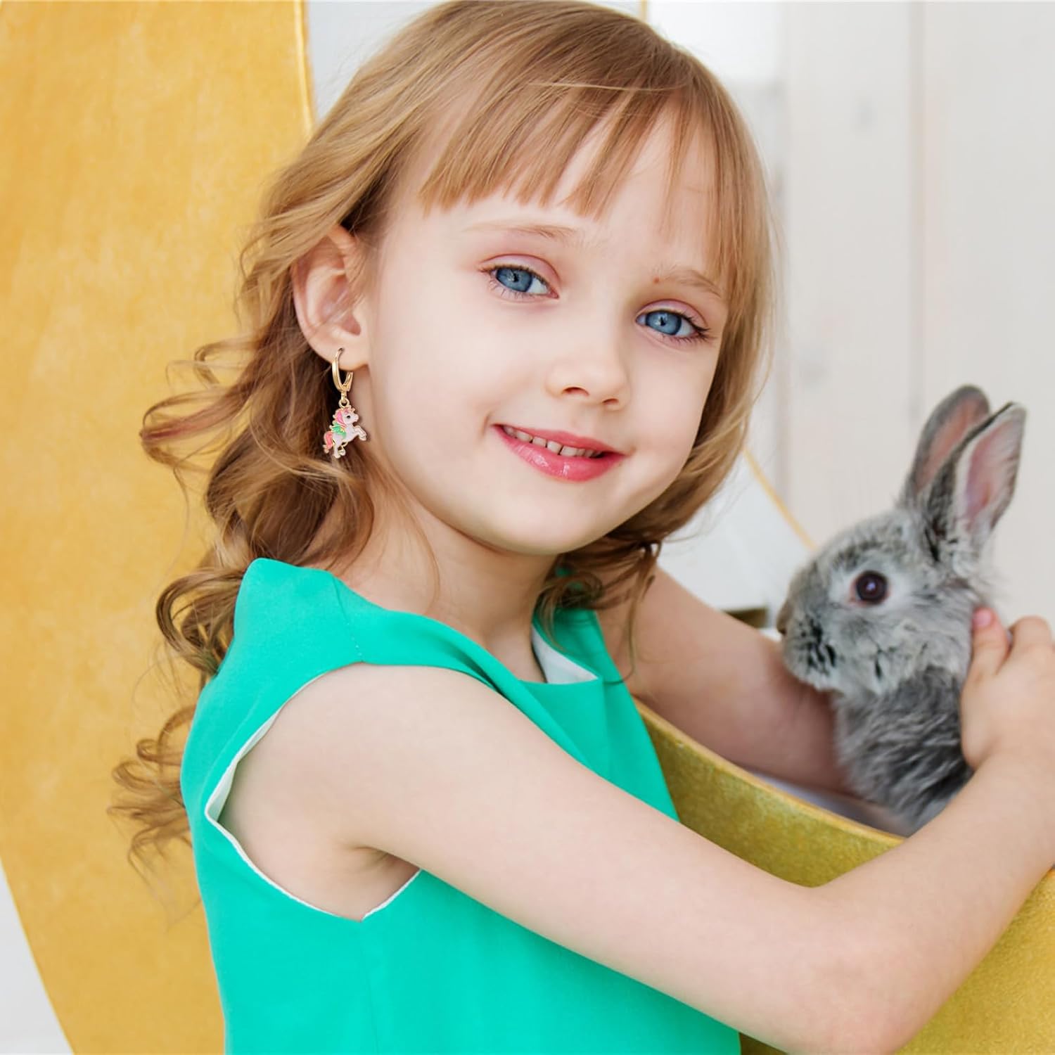 10/20 Pairs Gold Hoop Dangle Earrings For Girls Gold Hoop Earrings With Charms 14k Gold Huggie Hoop Earrings - Image 5