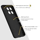 Pikkme Back Cover for Motorola Moto Edge 70 5G Camera Protection 3D Hexa Cube Design Silicone Protective Bumper Case (Black) gallery image