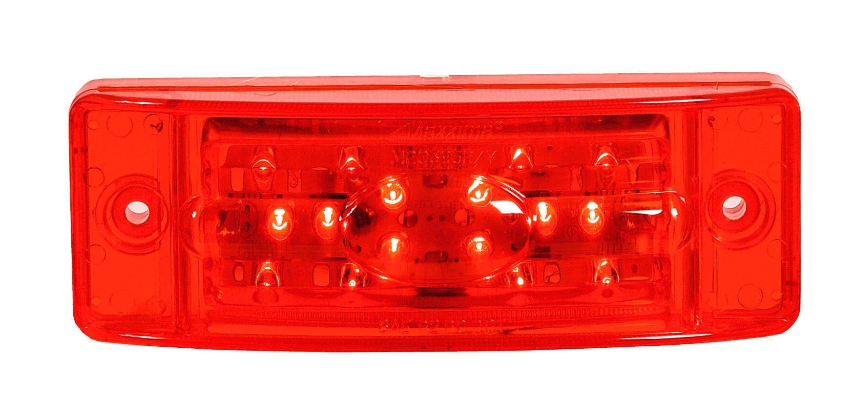 MaxximaM20395R 18 LED Red 2" x 6" Super Bright Combination Clearance Marker Light