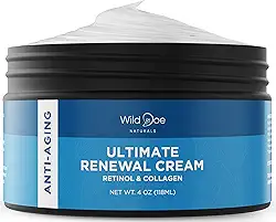 Creme Retinol para o Rosto - Creme noturno Retinol: O melhor corretor de manchas escuras, creme firmador de pescoço, creme de rugas para o rosto, creme de colágeno e hidratante de ácido hialurônico com manteiga de karité + vitamina E -118 g