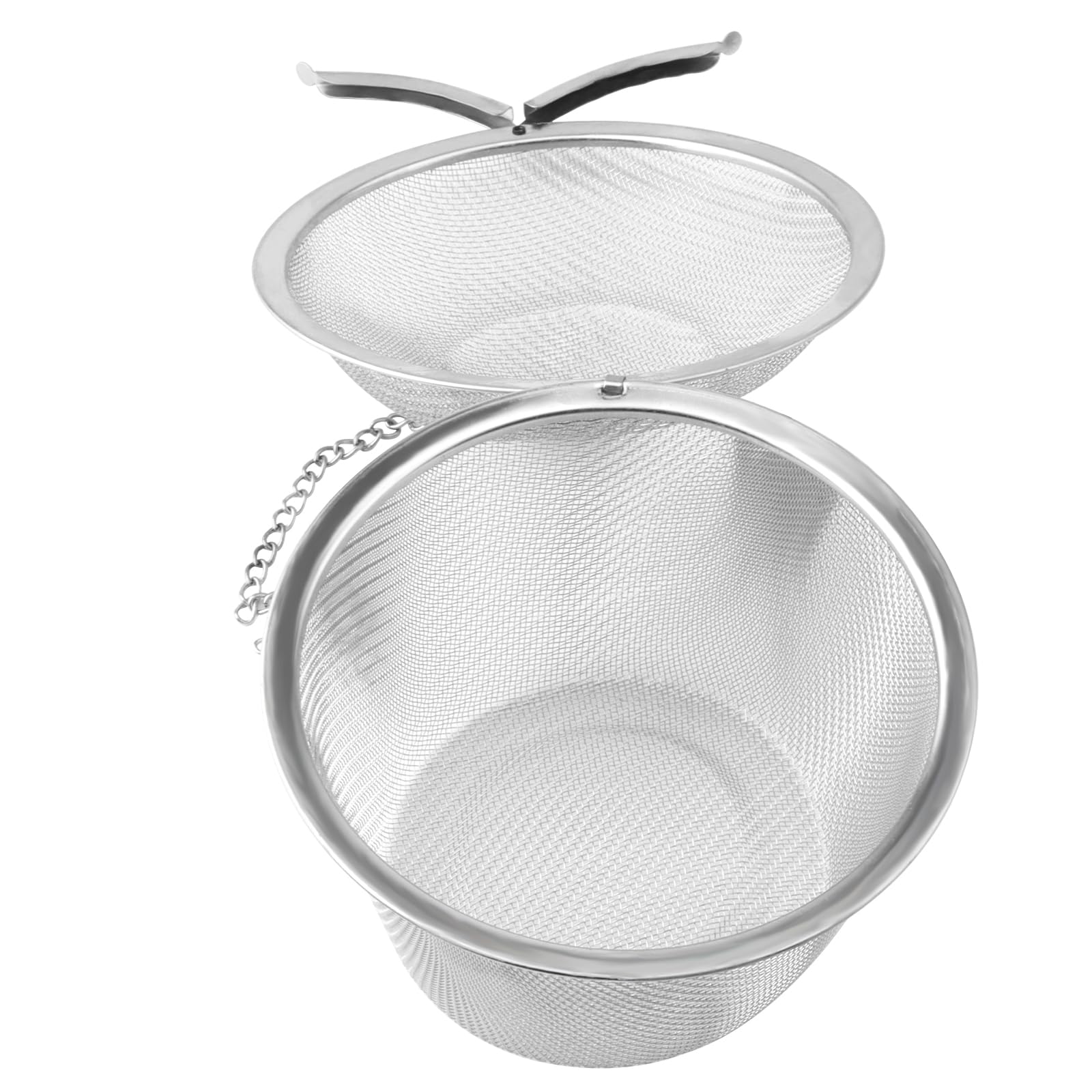 ZOENHOU 5er Set Tee-Ei Teezubereiter für losen Tee, 5 Größen Feinmaschiges Teesieb mit Kette, Edelstahl Tee-Ei Tee Zubehör für losen Tee Gewürze Kräuter
