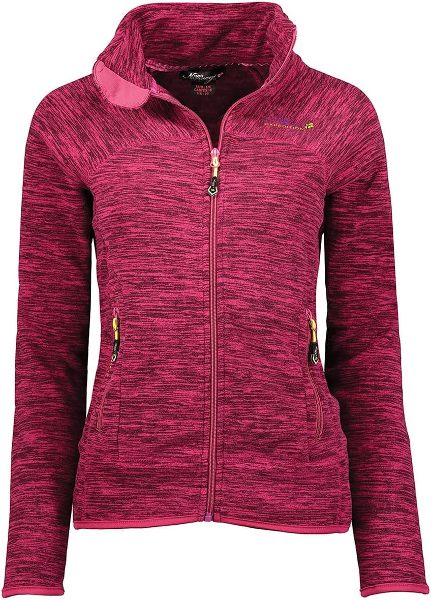Veste Polaire Femme IECCP - Légère Et Chaude Pour Randonnée, Voyage | Fermeture éclair Complète Et Poches Intérieures