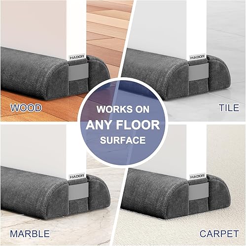 Miniatura 6 de Tope de Corrientes de Aire para la Parte Inferior de la Puerta, Bloqueador de Aire, Ruido y Luz de 36 Pulgadas para Debajo de la Puerta, Barrido