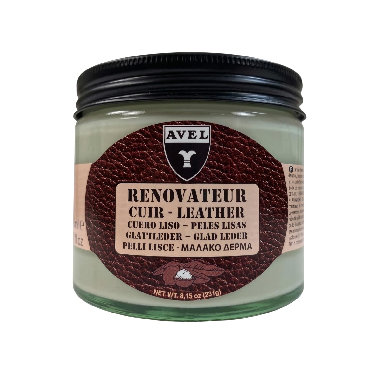 Avel Crema balsamo per rinnovare il cuoio Incolore INCOLORE 02 250 ml