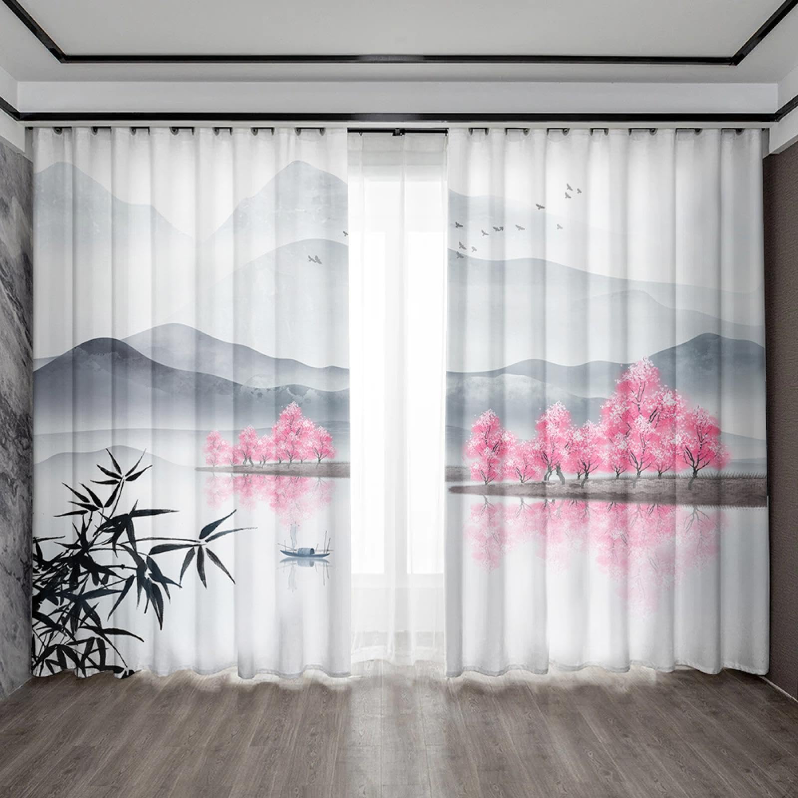 Rideaux occultants en Bambou anti-regards et lumière pour fenêtre de salon et cuisine 2 pièces