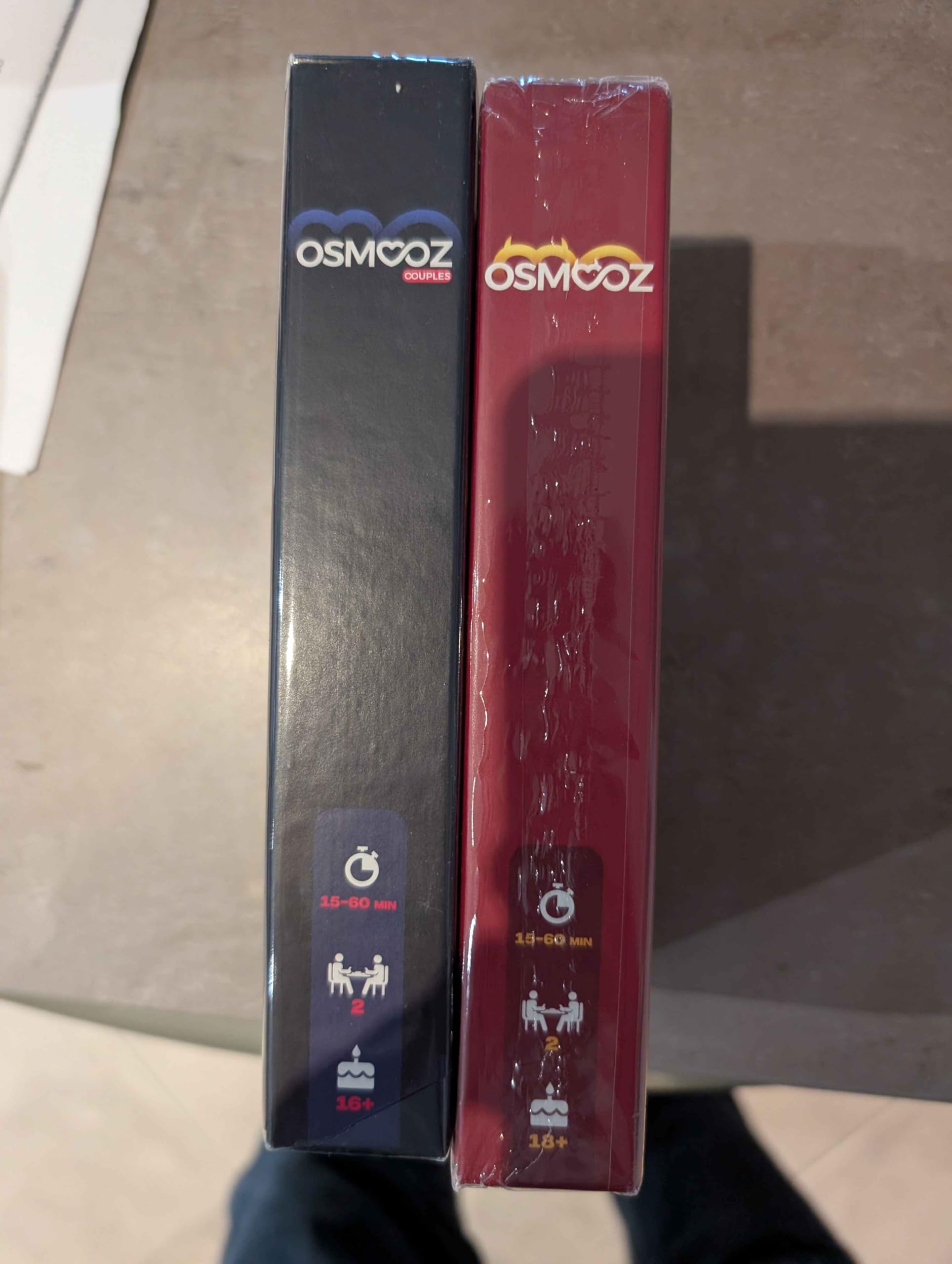 PKGamePack Osmooz (Couples & Hot) – Version Française • Jeu de Cartes pour Couple – 360 Questions & Défis Sensuels • Renforce Complicité, Conversations Profondes & Moments Intimes • 2 Joueurs • 15 min
