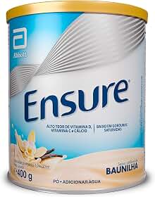 Ensure Suplemento Nutricional Adulto em Pó com Proteínas, Vitaminas e Minerais |Sabor Baunilha | Lata 400g