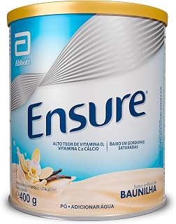 Abbott Ensure suplemento nutricional, sabor baunilha, pó, 400 g