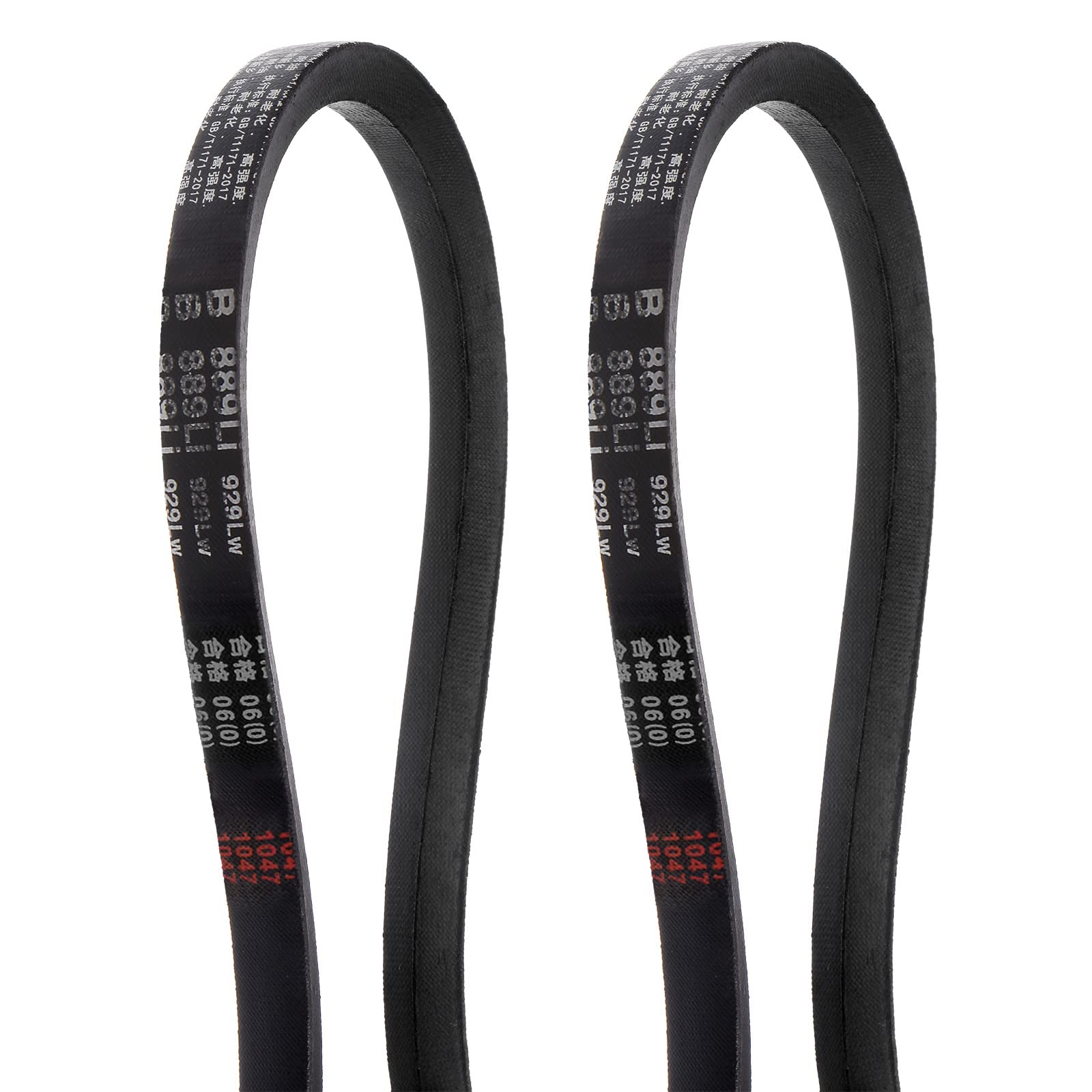 HARFINGTON 2pcs B-991 V-Belts Drive Belt 991mm(39") Inner Girth 17mm Top Width B Section Rubber for Power Transmission — Amazon image 19