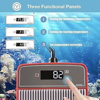 Amazon | Ezcasch 水槽 クーラー ウォータークーラ 水槽用