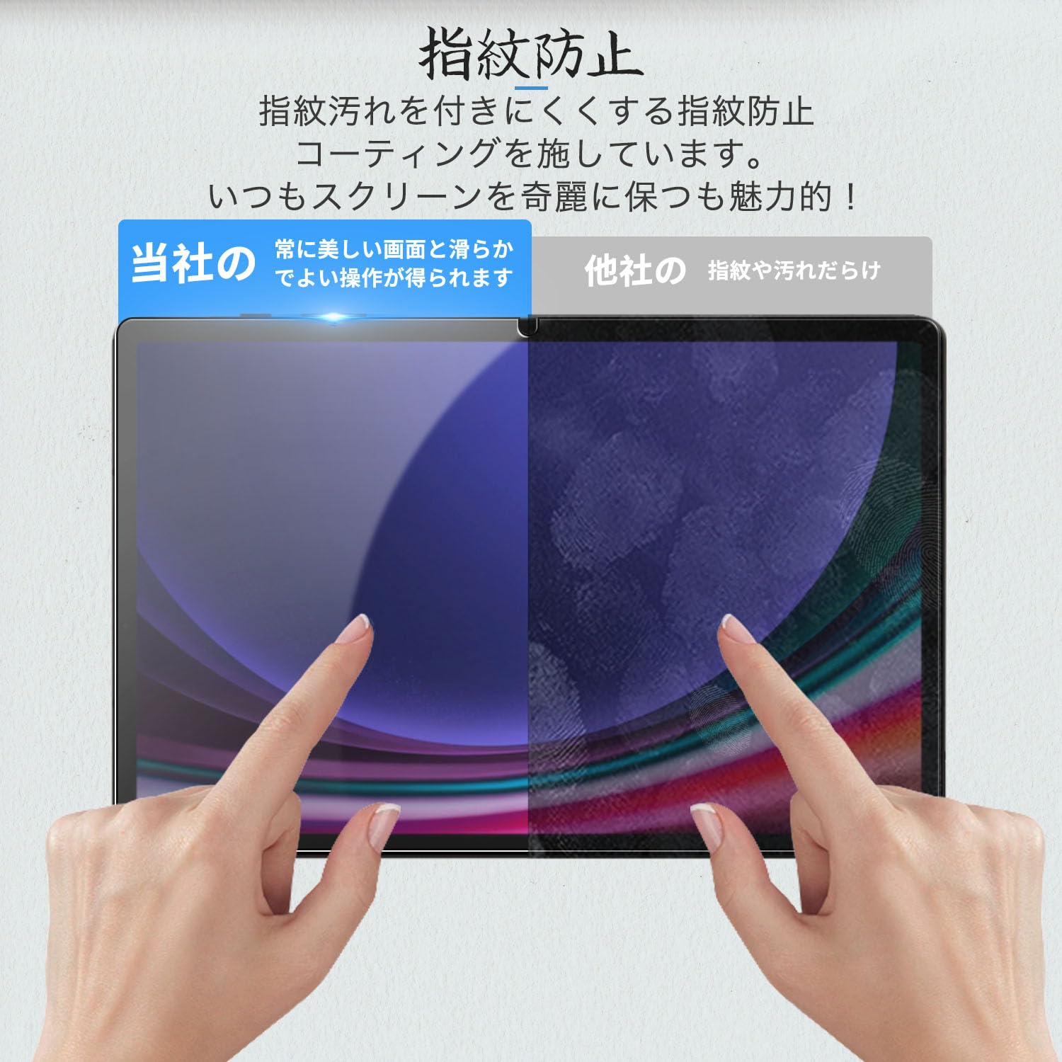 Samsung Galaxy Tab S9 FE ケース アンチグレアフィルム Samsung Galaxy Tab S9 FE 向けの フィルム アンチグレア 保護