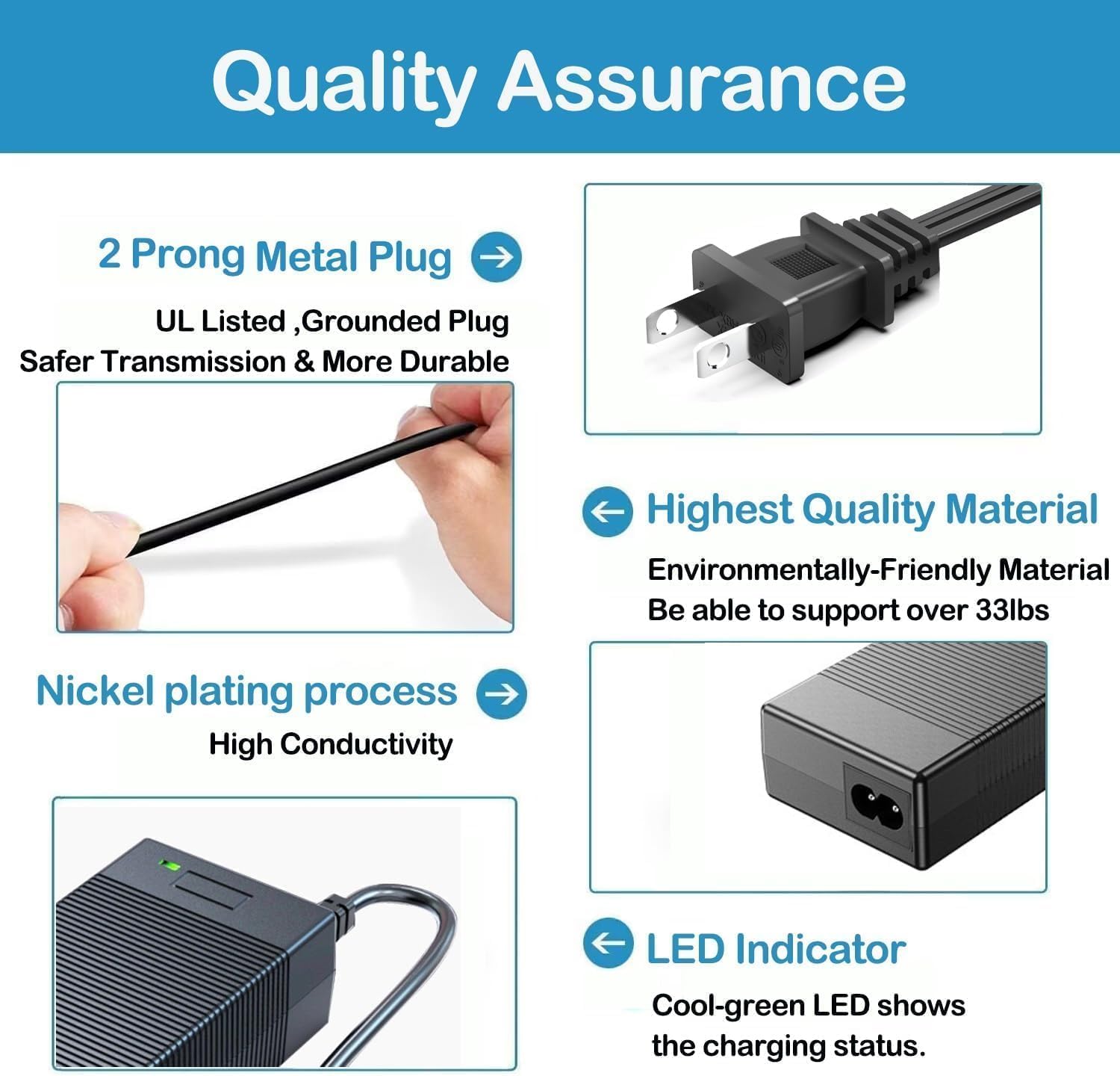 Adattatore CA Per Monitor LED Curvo MSI Optix MAG24C 24 - Foto 13