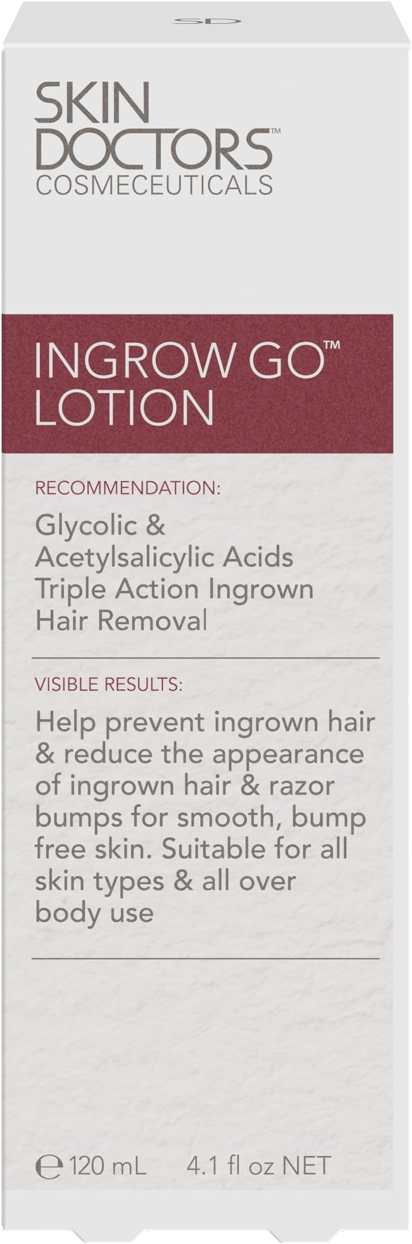 Skin Doctors Ingrow Go Ingrown Hair Lotion 120mls