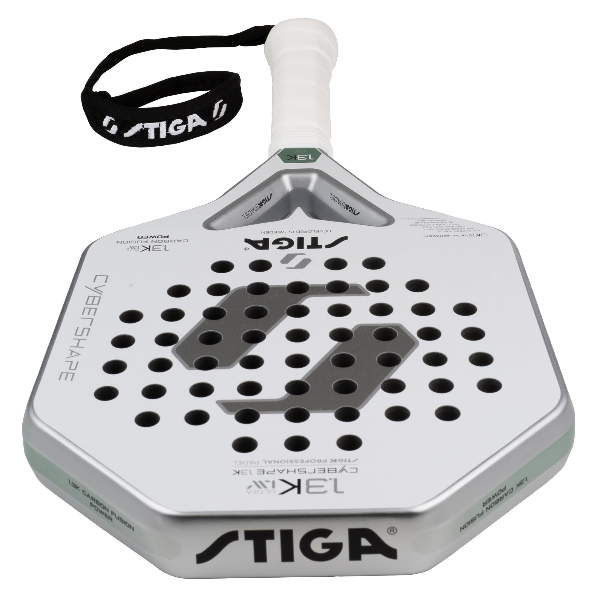 STIGA Racchetta da Padel Cybershape 1,3K Ultra Light Weight