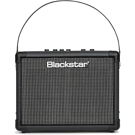 Amazon Blackstar ブラックスター ステレオ ギターアンプ Id Core Stereo 10 V2 自宅練習 リビング スタジオに最適 スーパーワイドステレオ 6種類の拡張ボイス エフェクト内蔵 10w エレキギターコンボアンプ 楽器 音響機器