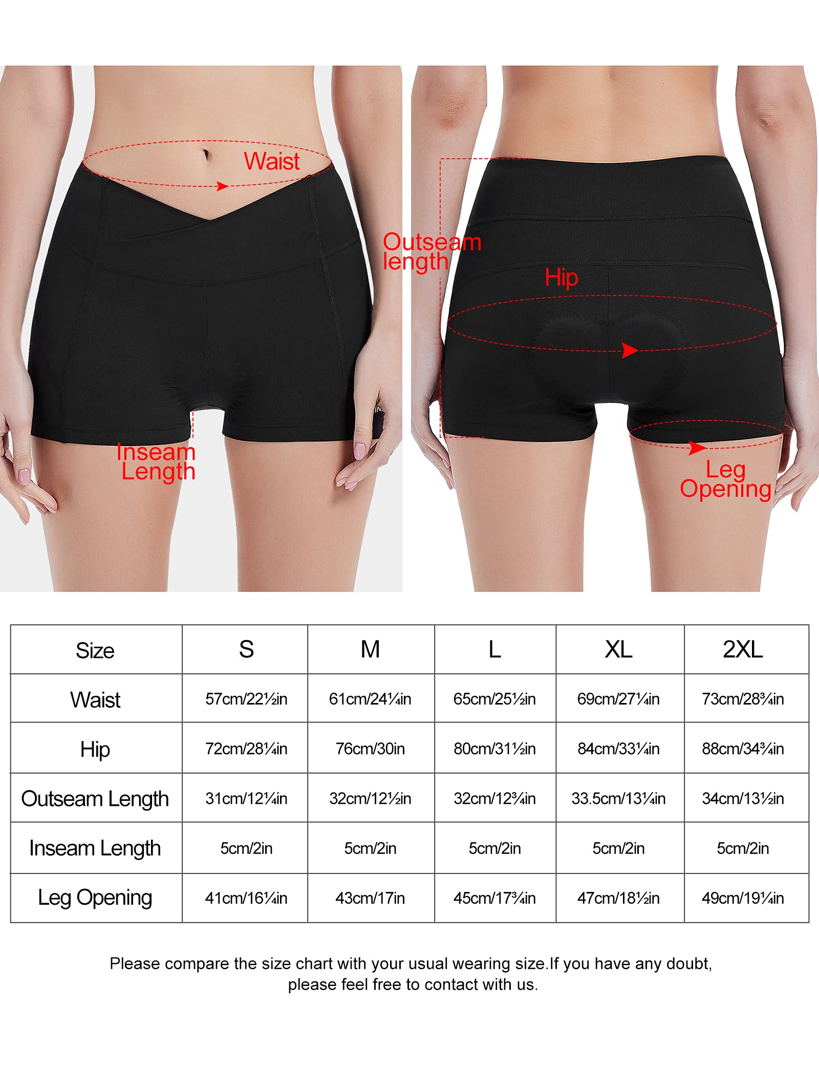 INBIKE Culotte Ciclismo Mujer Pantalon Corto Ciclismo Mujer con Badana