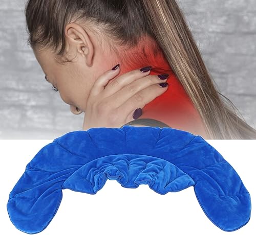 Miniatura 3 de Microwavable Neck Wrap Hot Cold Compress Heating Pad with Filling for Shoulder Neck Pain Relief Soft Flannel Material Microwaveable Heating Pad for