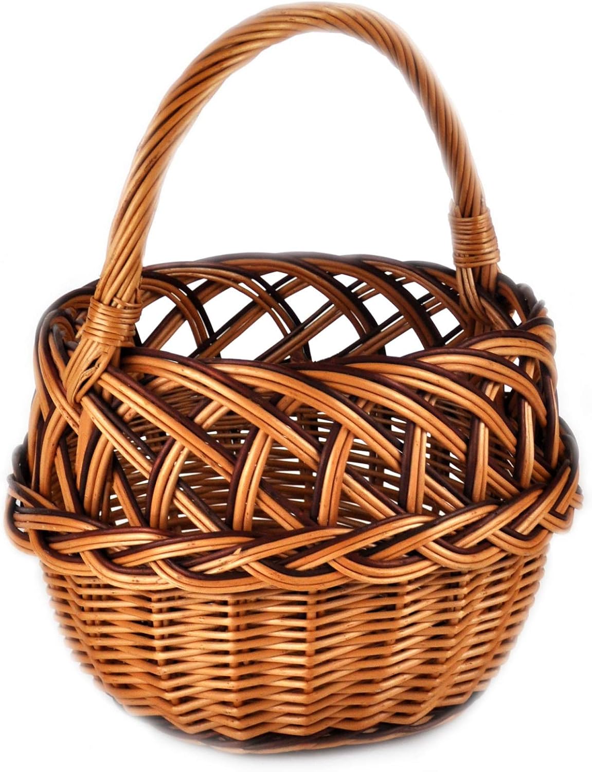 Cestino della spesa in rattan | Borsa da spiaggia in paglia | Borsa da