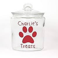 Vista 5 de Personalized Dog Glass Treat Jar