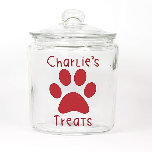 Miniatura 5 de Personalized Dog Glass Treat Jar