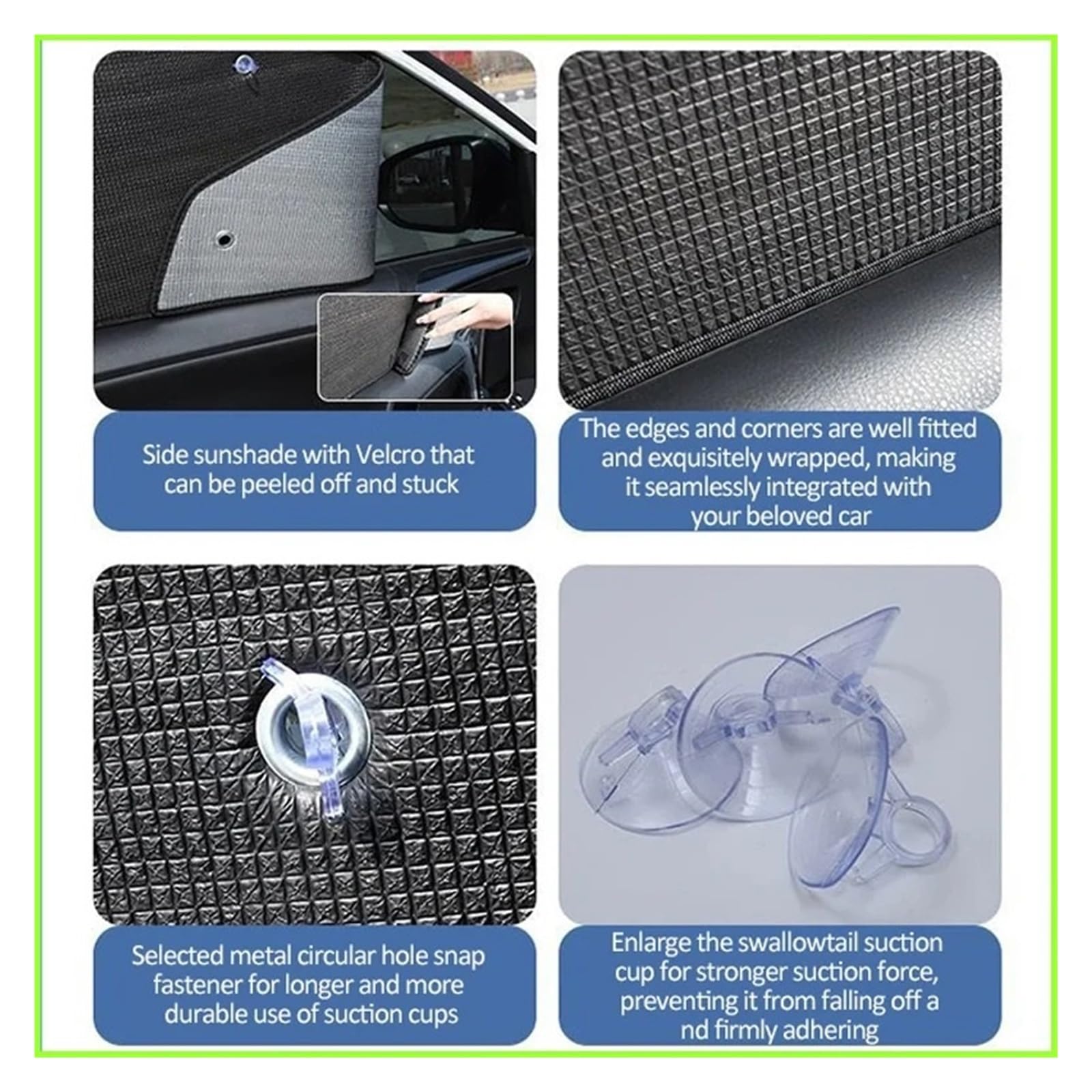 para Jeep para Grand para Cherokee para WK2 2011~2021 Parasol para Coche Parabrisas Visera Anti-UV Cubre Accesorios Interiores Parasol para Automóvil(All Sunshades)