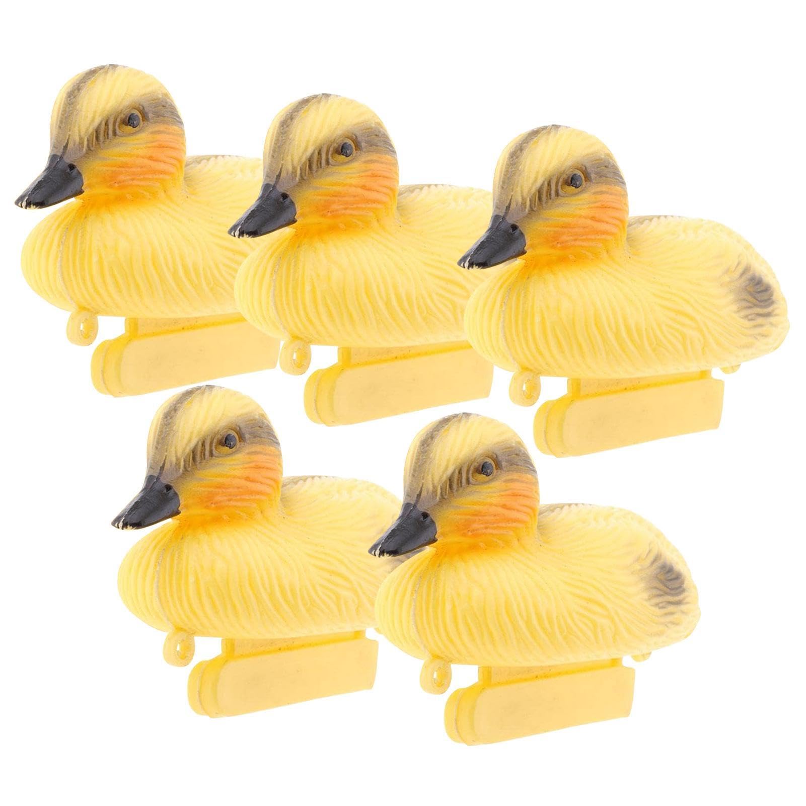 Realistic Floating Duck Pond Decor - 5 Garden Ornaments for Lake Park Pool and Outdoor Decorations