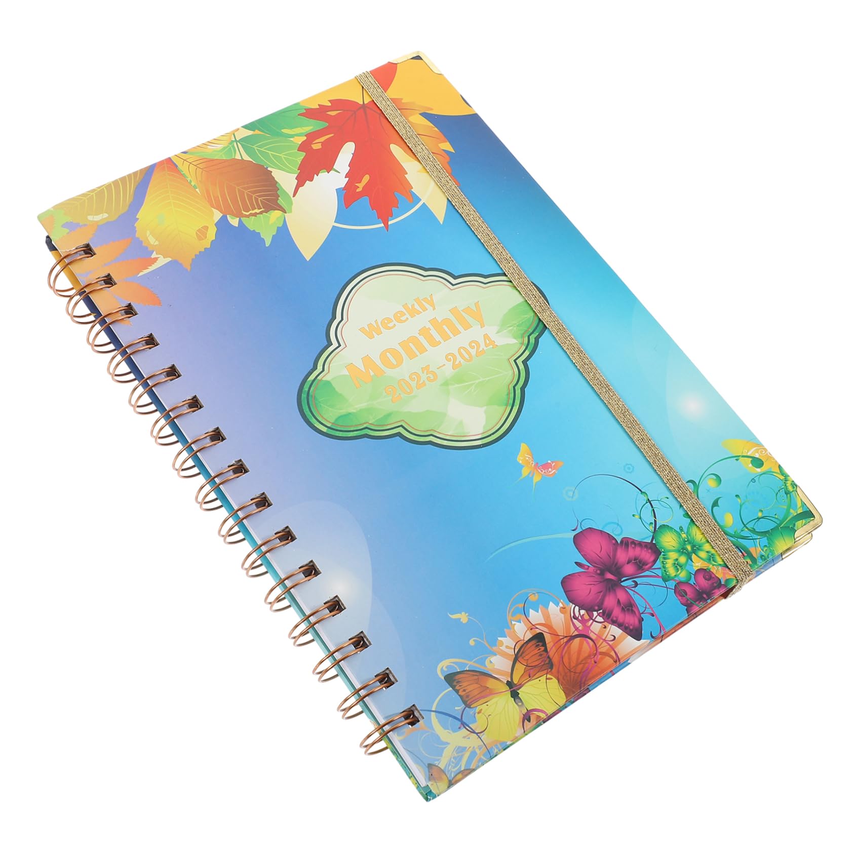 SHINEOFI 2piezas Planificador Académico Cuaderno De Inglés Agenda Diaria y Para y Profesionales Para Organización Personal y Gestión