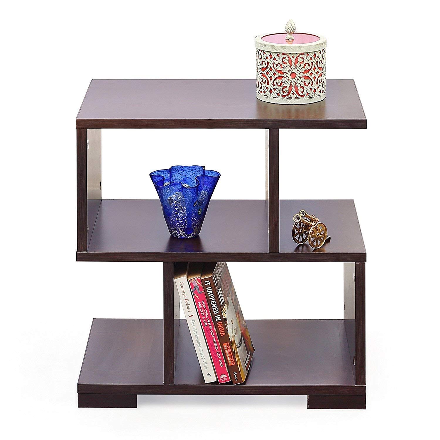 Mamta Decoration Wooden Bed Side End Table for Living Room - Brown