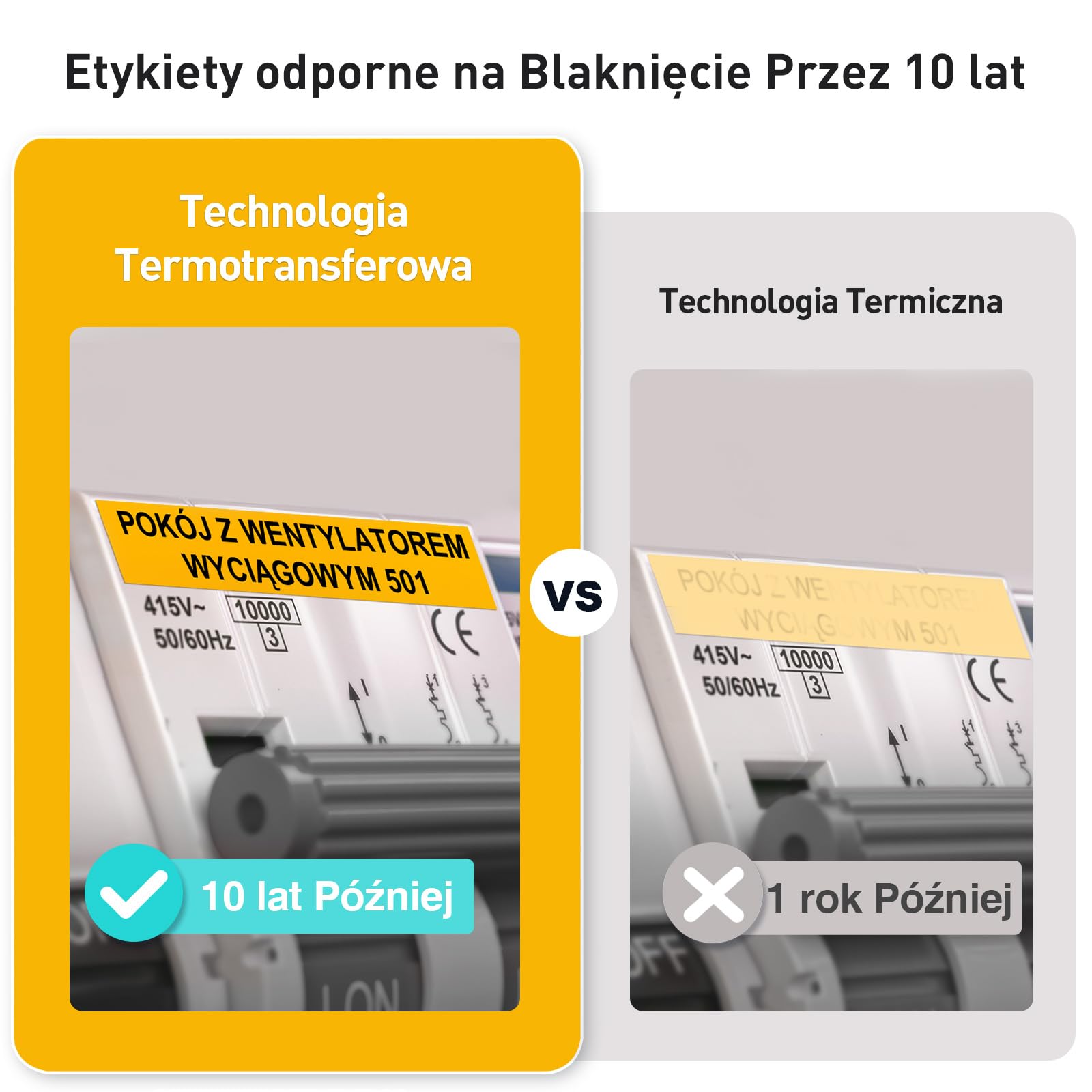 SUPVAN G15M Drukarka Etykiet z 4 Rolki Etykiet & APP (Android & iOS) | 11 Typów Etykiet, Podświetlany Ekran, Druk 4 Linii, 3 Skróty Etykiet, Ładowalny, Mniejszy Margines, do Domu & Na Zewnętrzne