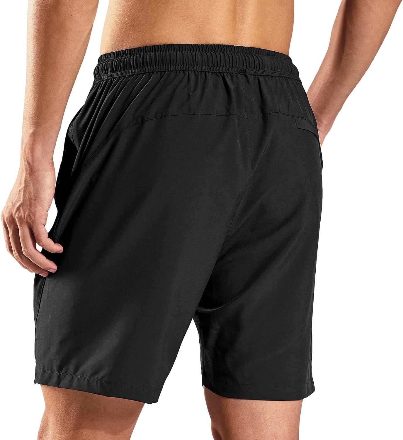 Haimont Men's 7 Inch Athletic Running Shorts Quick-Dry, Lightweight Workout Shorts with Zipper Pockets, No Liner - Image 2