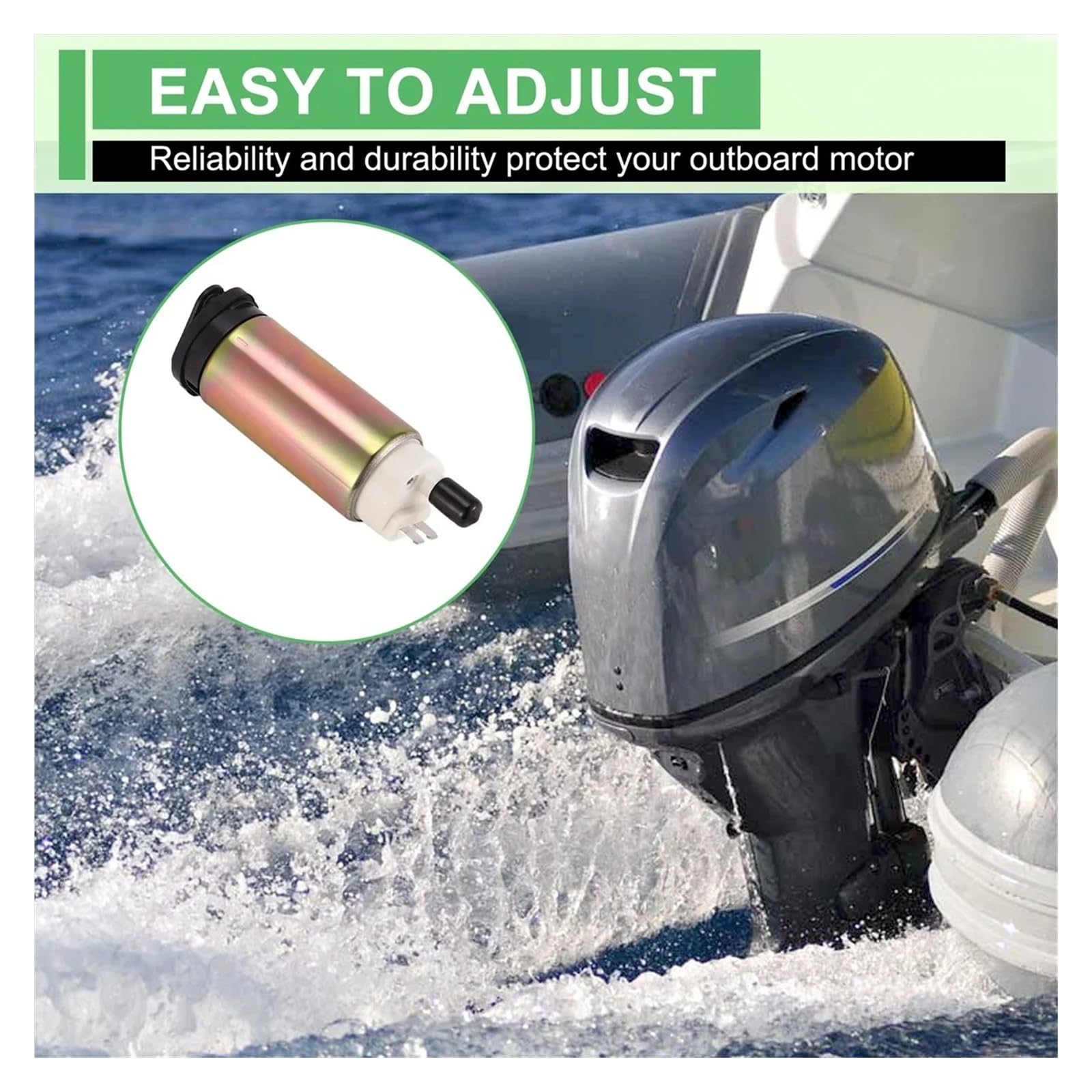 Bomba Combustible Repuesto Motores Para Mercury Para Marine Mercruiser 4 Tiempos 20 25 30 40 50 Y 60 HP. Sustituye 892267A51 Motocicleta Fuel Pump