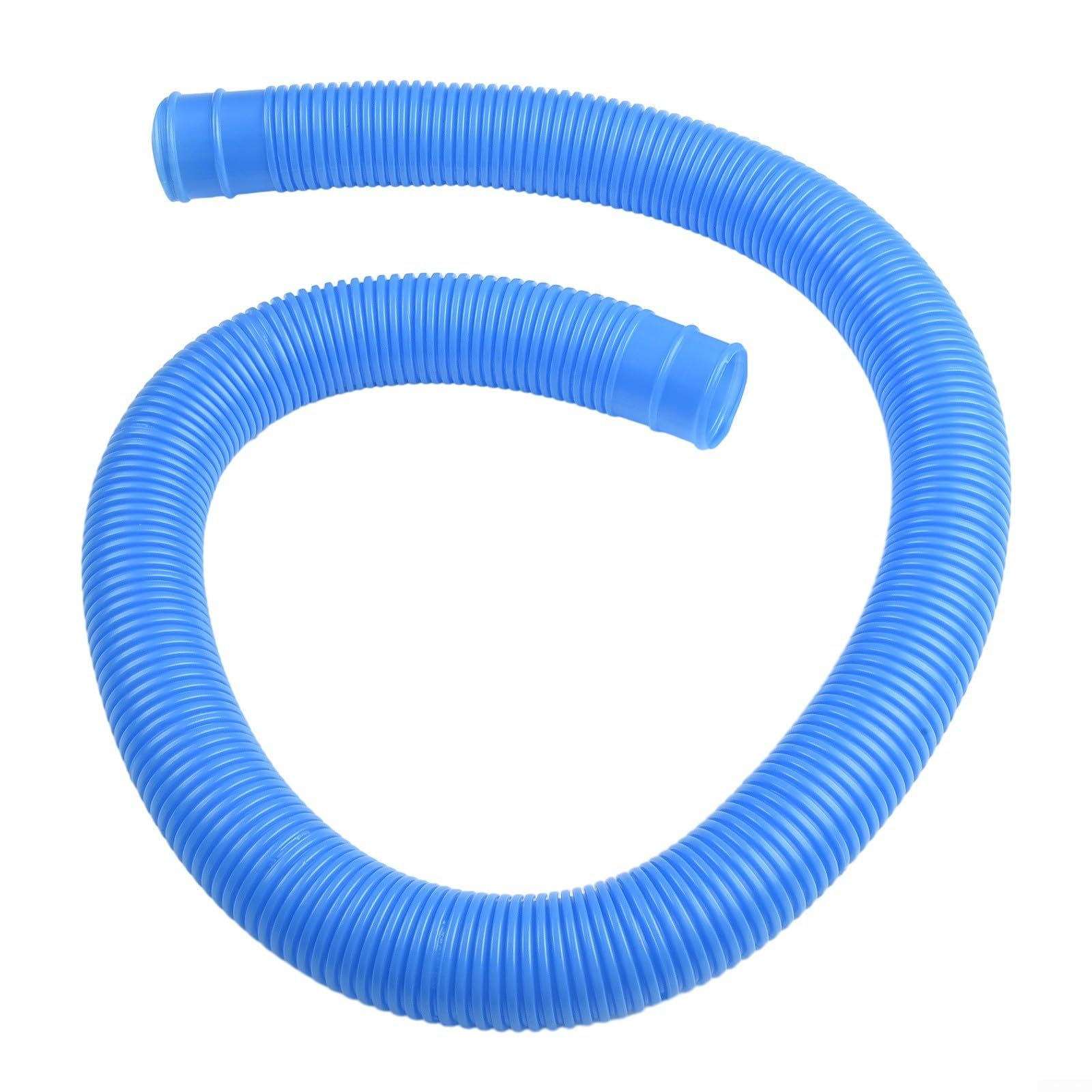 Lot De 2 Tuyaux De Rechange Pour Pompe Piscine Hors Sol - Diamètre 3,2 Cm - Longueur 1 M - Bleu - 12