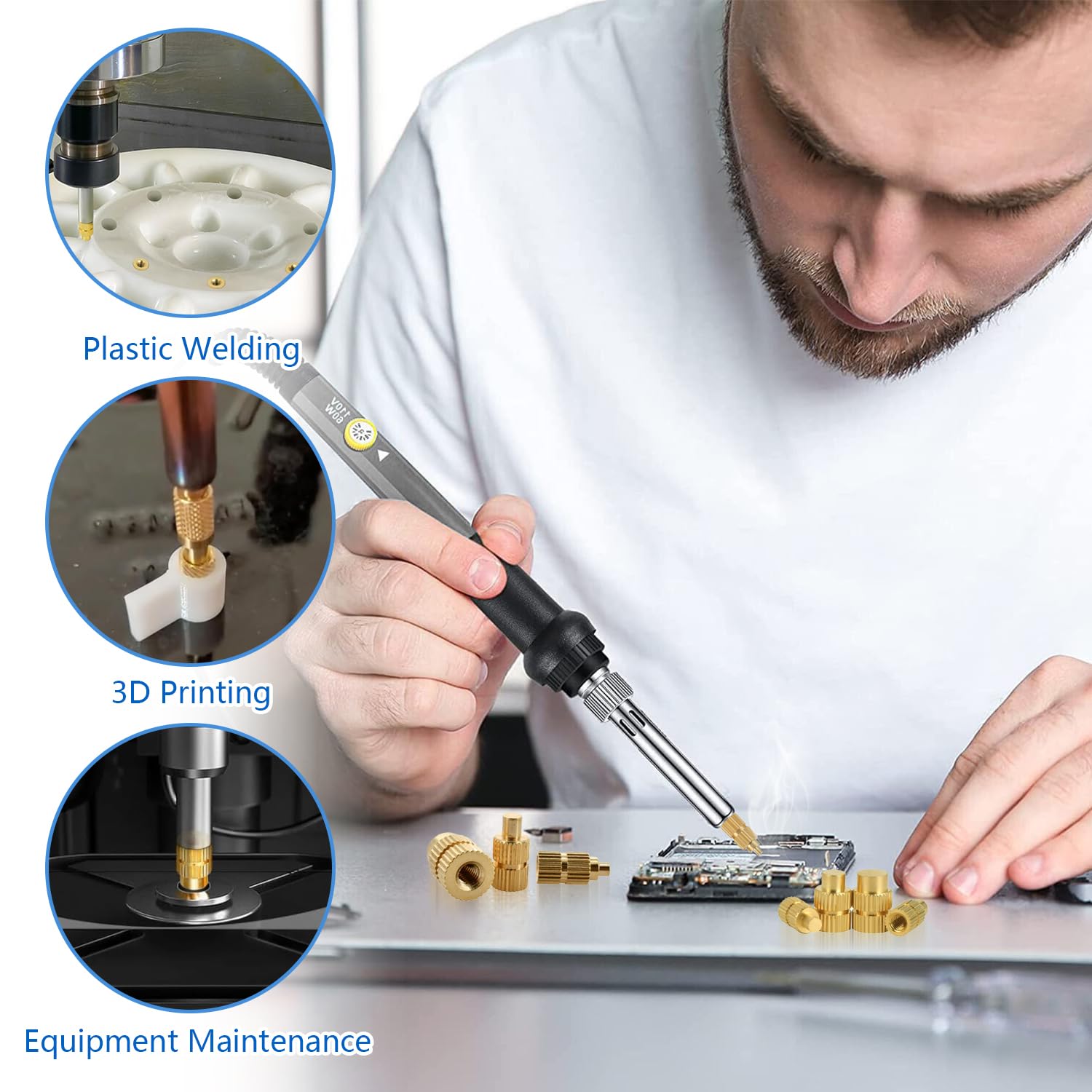 Sonda Sturatubi Per Idropulitrice 30m 200 Bar - Doppio Ugello Fisso E Rotante | Compatibile Karcher, Bosch, Parkside - Foto 5