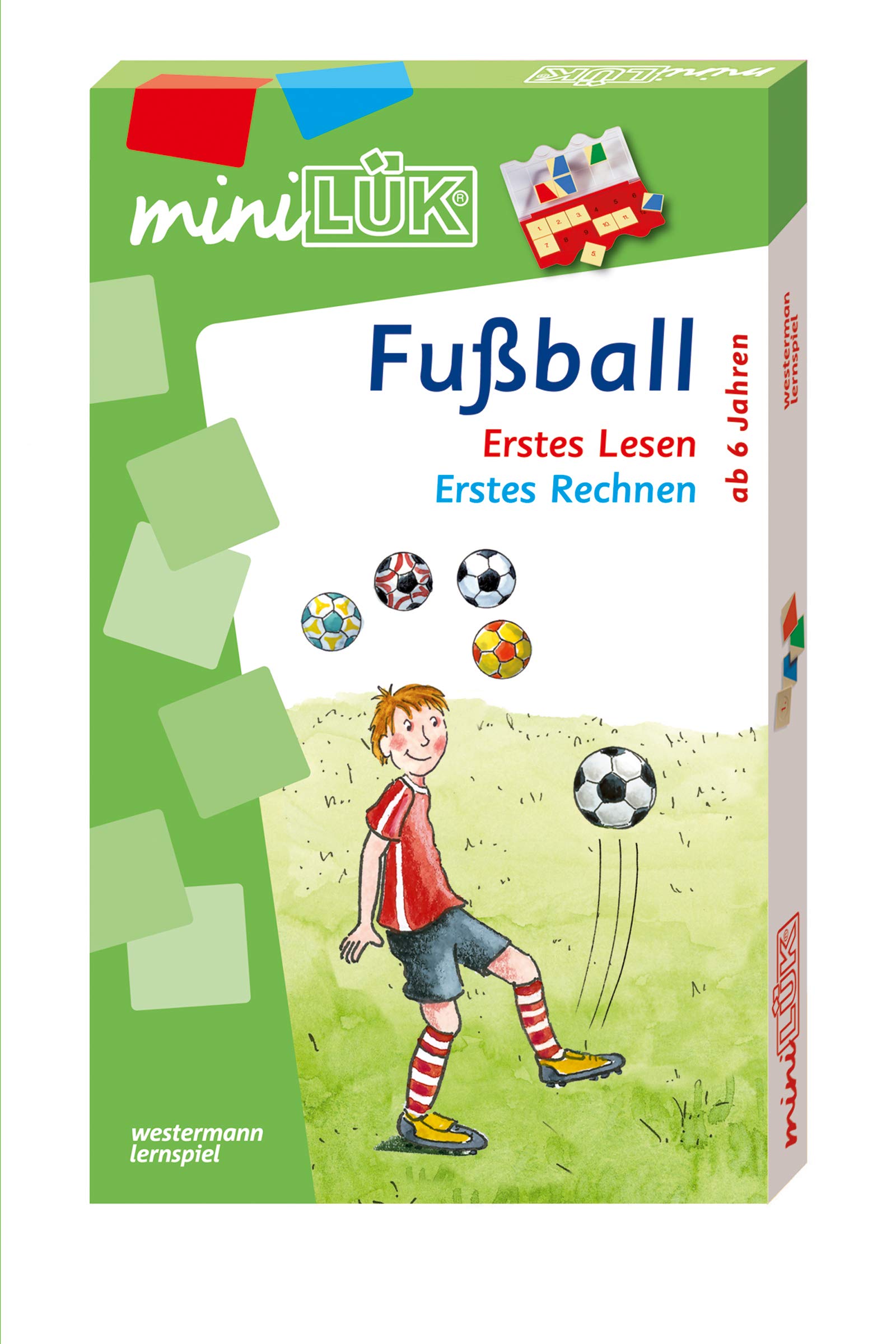 miniLÜK-Sets: miniLÜK-Set: Vorschule/1. Klasse - Mathematik, Deutsch: Fußball: Kasten + Übungsheft/e / Vorschule/1. Klasse - Mathematik, Deutsch: Fußball (miniLÜK-Sets: Kasten + Übungsheft/e)