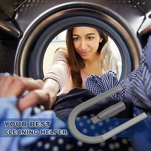 Miniatura 7 de Kit limpiador de ventilación para secadora Sealegend Compatible con accesorio de aspiradora Shark, removedor de pelusa para ventilación de secadora
