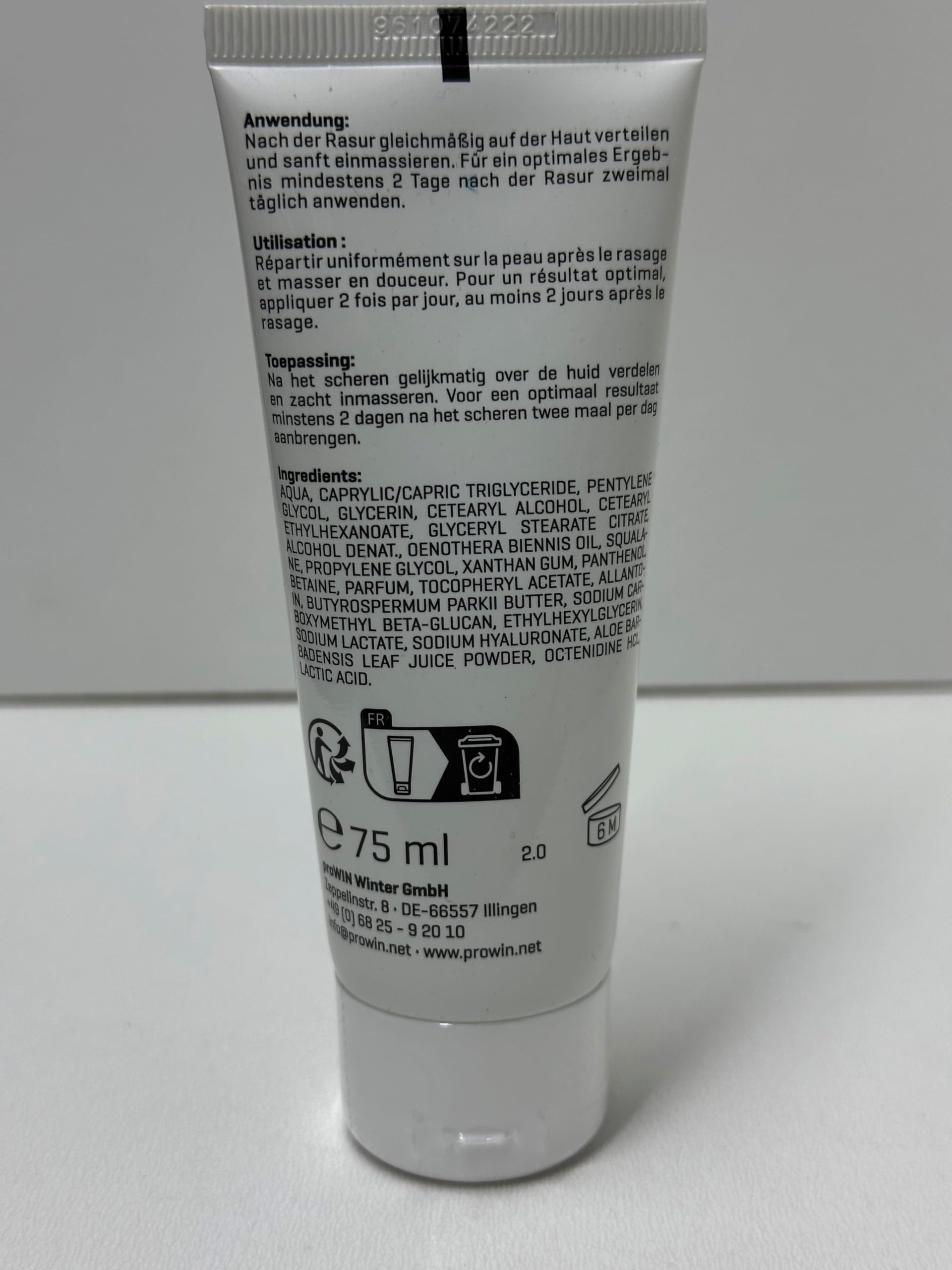 proWIN After Shave Cream 75ml