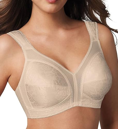 Playtex Women's 18 Hour Comfort-Strap Wireless, Full-Coverage Bra with 4-Way Trusupport, Single & 2-Pack