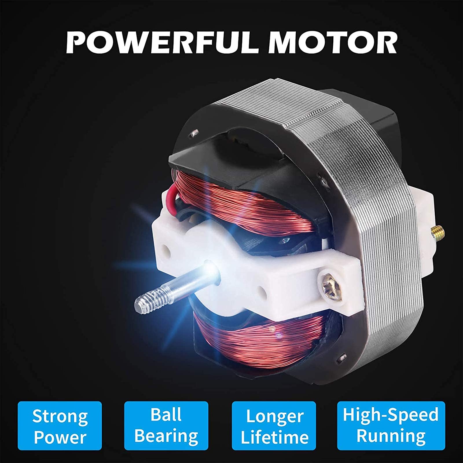 Aspiratore 150mm / 15Cm per Ufficio Bagno Soggiorno Basso consumo energetico 18W Funzionamento Silenzioso 35Db e Alta efficienza 320M3 / H