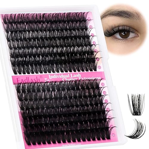 Miniatura 105 de FADLASH Pegamento para extensiones de pestañas, 0.5-1 segundo, seco/6-8 semanas de retención extra fuerte, pegamento para pestañas, impermeable