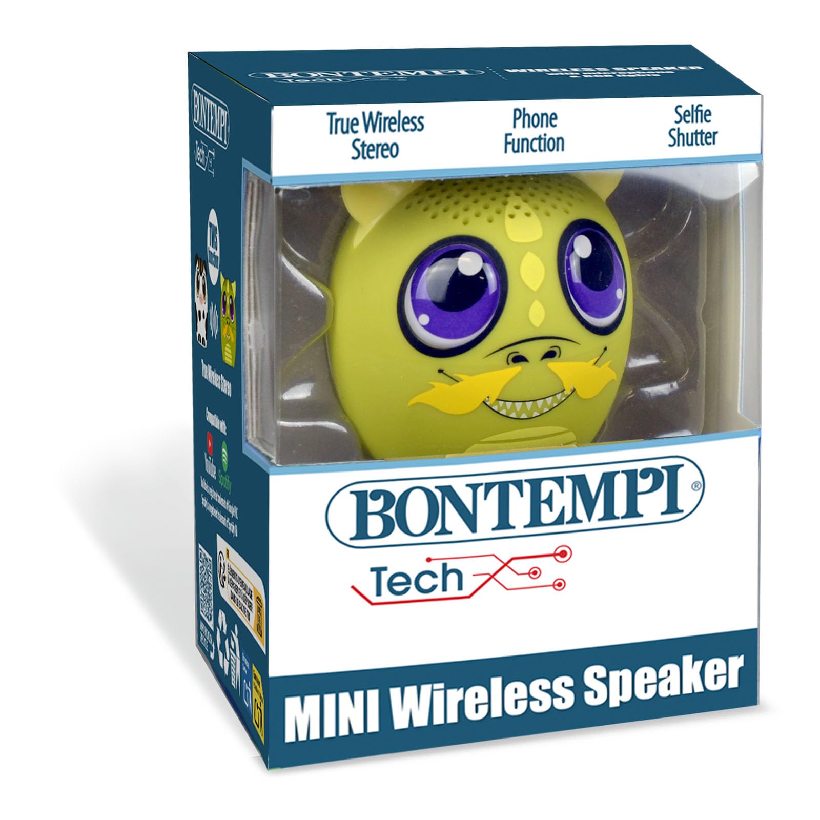 Mini Enceinte Sans Fil Bontempi – Design Lion – Connexion Rapide – 300x200x195 Mm – Pour Enfants Et Fêtes