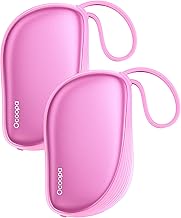 OCOOPA Rechargeable Hand Warmer 2 Units, Comb Inspired Design, USB Electric Hand Warmers 4000mAh, Ultrathin 1.5 cm, for Gloves and Pockets, Women, UT5 Sway