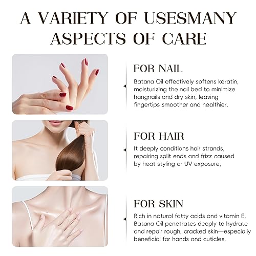 Miniatura 7 de Aceite de batana para el crecimiento del cabello, aceite natural para el crecimiento del cabello y solución para el cuidado del cabello para un