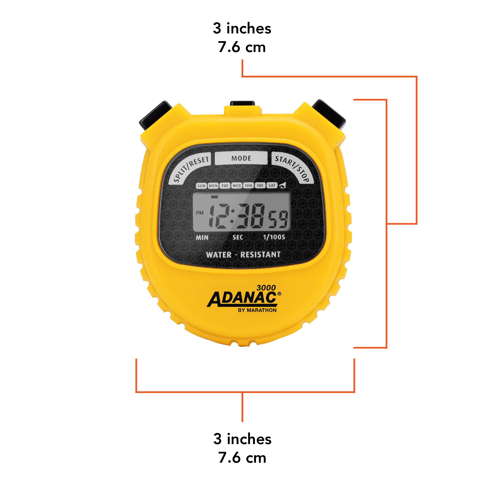 Buy MARATHON Adanac 3000 Digital Sports Stopwatch Timer with Extra