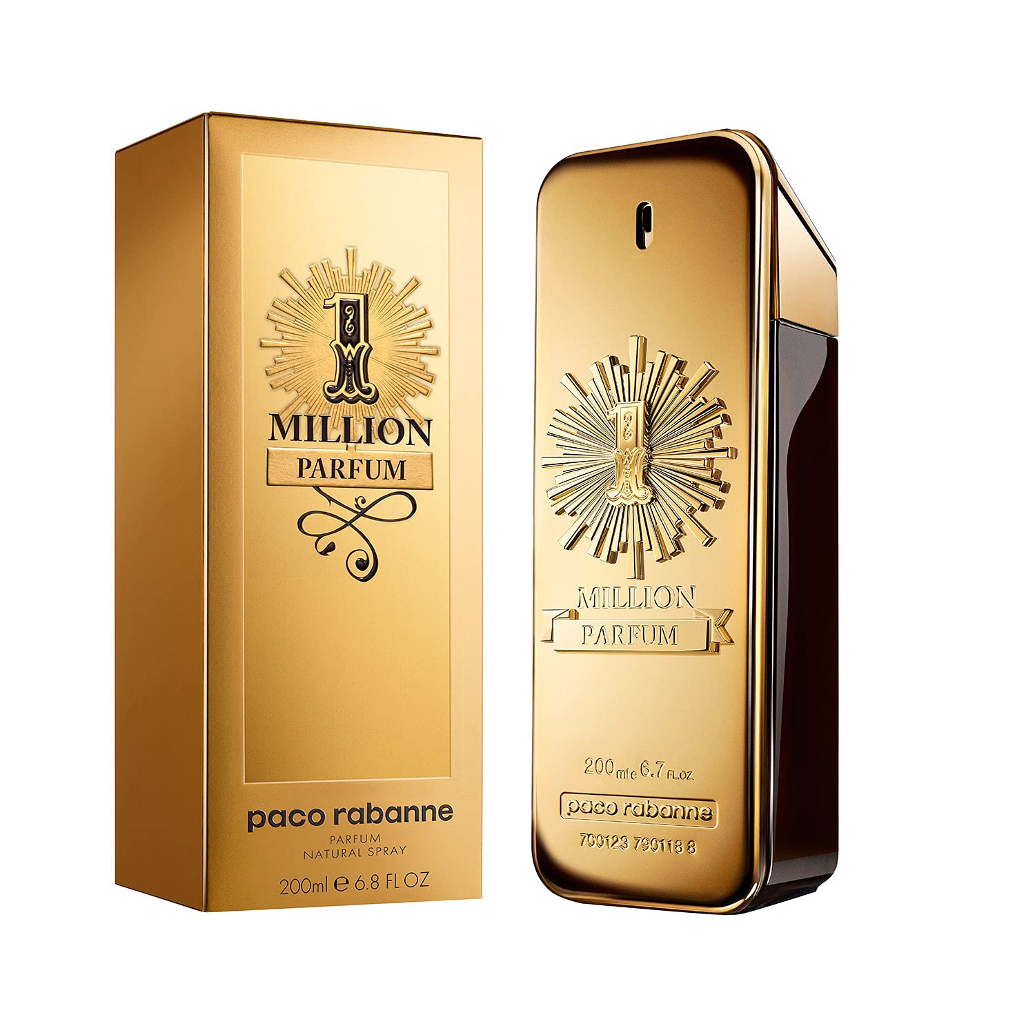 香水(男性用) PacoRabanne 1Million ParfumIntense 100ml Paco Rabanne 1 Million Parfum Leather Fragrance for Men