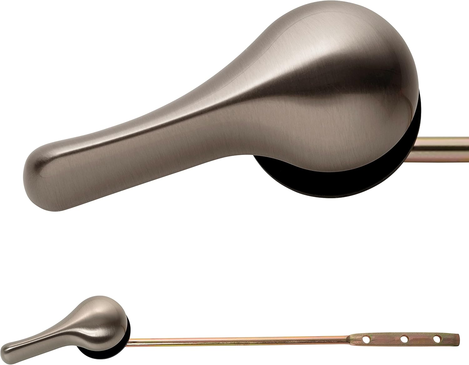 Qualihome Universal Toilet Handle Replacement Kit Nickel Toilet Tank